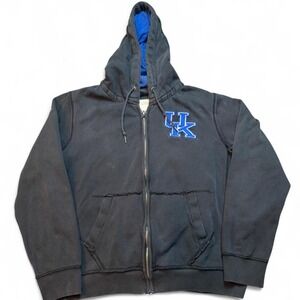Kentucky University collegiate colors full zip heavyweight hoodie size 2XL